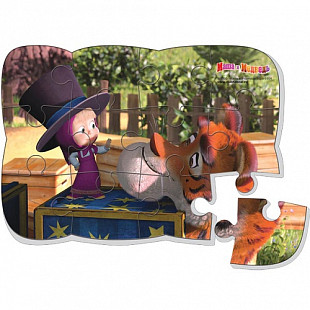 Пазлы на магните А5 Vladi Toys Маша и Медведь VT3205-24