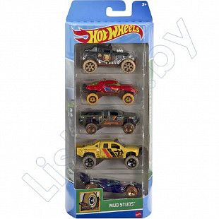 Набор машинок Hot Wheels Mud Studs 5 шт. (1806 HTV40)