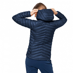Ветрозащитная утепленная куртка женская Jack Wolfskin Mountain Down Jkt W dark indigo