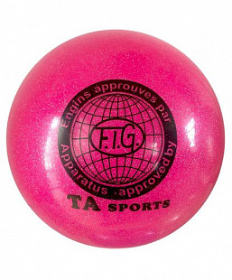 Мяч для художественной гимнастики RGB-102 15 см Pink