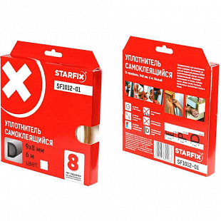 Уплотнитель D 9х 0,8 см 0,6 см Starfix (SF1012-01) SF1012-01