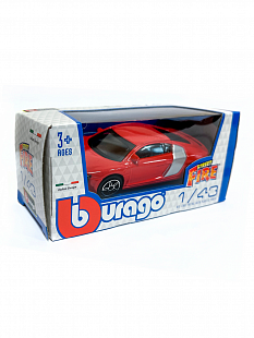Машинка Bburago 1:43 Audi R8 (18-30000/18-30158) red