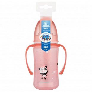 Поильник Canpol babies Easy Start EXOTIC ANIMALS с силиконовым носиком 6м+ 240 мл (35/208_pin) pink