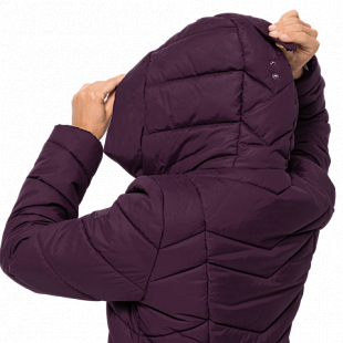 Пальто женское Jack Wolfskin Kyoto Coat W aubergine