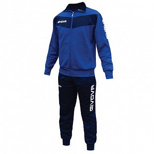 Спортивный костюм Givova Tuta Visa TR018 royal/blue