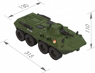 Игрушка Nordplast Бронетранспортер Комбат 50