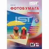 Фотобумага IST Premium холст глянцевая односторонняя 400гр/м, A4, 10л