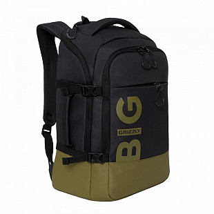 Городской рюкзак GRIZZLY RQ-019-21 /3 black/khaki