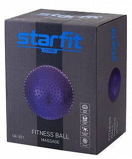 Фитбол массажный Starfit GB-301 75 см антивзрыв purple