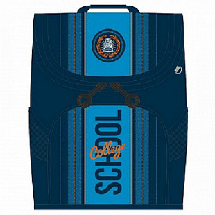 Рюкзак школьный GRIZZLY RAn-083-6 /3 blue/orange