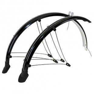 Крылья M-Wave 20"х56 мм с усами 5-386110 black