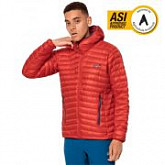 Ветрозащитная утепленная куртка мужская Jack Wolfskin Mountain Down Jkt M lava red