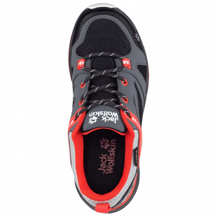 Водонепроницаемые кроссовки детские Jack Wolfskin Force Striker Texapore Low K phantom / orange