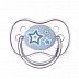 Пустышка Canpol babies Newborn Baby Силиконовая Круглая с колпачком 6-18 мес. (22/563_сap) blue