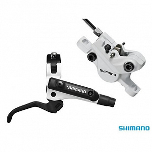 Тормоз Shimano M506 дисковый, левый передний, white, 1000 мм, EM506MFPRA100