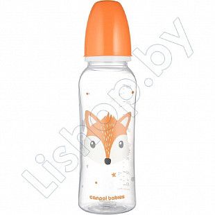 Бутылочка для кормления Canpol babies Cute Animals с узким горлышком 250 мл., 12+ мес. (11/841_ora)