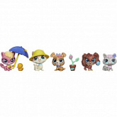 Игровой набор Littlest Pet Shop 5 зверюшек с аксессуарами №4 (B0282)