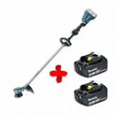 Триммер аккумуляторный Makita DUR 364 LZ + 2 аккумулятора 5 Ач BL1850B DUR364LZBL1850B