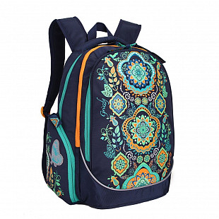 Рюкзак школьный GRIZZLY RG-867-2 /1 dark blue
