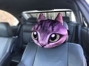 Подушка для автомобиля антистресс Bradex Котик Грей SUB 0009