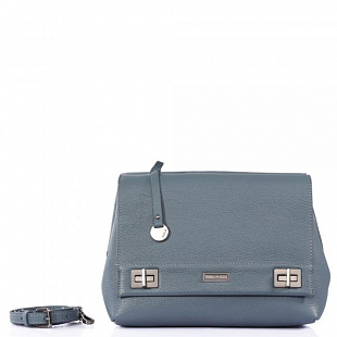 Женская сумка из кожи Pola 9047 grey