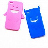 Набор чехлов для Iphone4 Идеальная парочка Pink/Blue