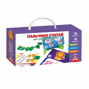 Развивающая игра с фурнитурой Vladi Toys Пальчики считай VT2905-07