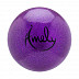 Мяч для художественной с насыщенными блестками Amely AGB-303 15 см violet
