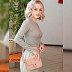 Сумка женская Ors Oro OMS-0182 light pink