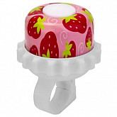Велозвонок RT Клубника 23R-01 white/red