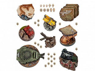 Набор подставок Games Workshop Warhammer 40000 Hero Bases 64-01