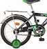 Велосипед Novatrack Twist 12" (2017) Black/Green 121TWIST.BK7
