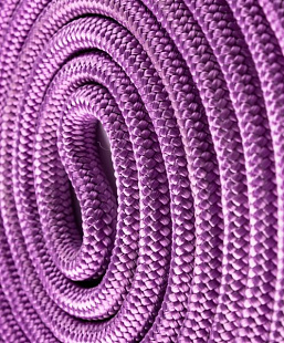 Скакалка для художественной гимнастики Amely 3 м RGJ-104 purple