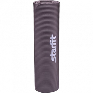 Гимнастический коврик для йоги, фитнеса Starfit FM-301 NBR grey (183x58x1,0)