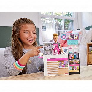 Набор Barbie Профессии Кофейня GMW03