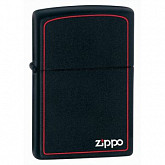 Зажигалка Zippo Black Matte with border 218ZB