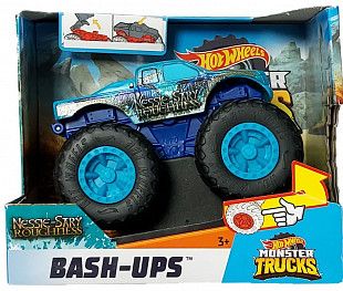 Машинка Hot Wheels Монстр Трак Bash-Ups Nessie-Sary Roughness (GCF94 GDR84)
