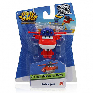Мини-трансформер Super Wings Команда Полиции Джетт EU730031