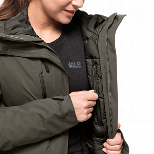 Куртка женская Jack Wolfskin Troposphere Women grape leaf