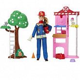 Игровой набор Barbie Пожарная (HRG55)