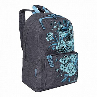 Рюкзак школьный GRIZZLY RD-830-1 /6 jeans grey