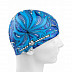 Шапочка для бассейна (плавания) взрослая Mad Wave Flower Printed Silicone blue Шапочка для бассейна (плавания) взрослая Mad Wave Flower Printed Silicone blue