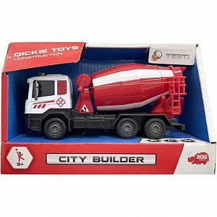 Игрушка Dickie Toys Строительная техника Бетономешалка 17 см (203722004) red