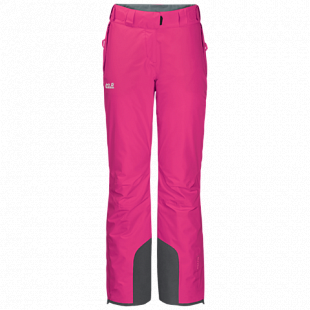 Брюки женские Jack Wolfskin Powder Mountain Pants W pink fuchsia