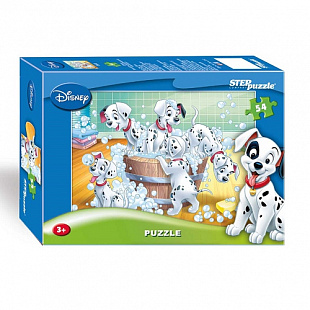 Пазлы Step Puzzle 54 шт 101 Далматинец Disney- 3 71121
