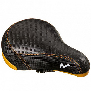Седло Novatrack детское black/yellow КЛ98735
