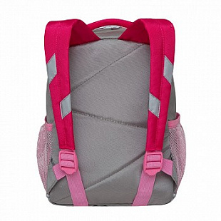 Рюкзак детский GRIZZLY RK-076-1 /3 bright/pink/light grey