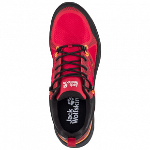 Водонепроницаемые кроссовки мужские Jack Wolfskin Force Striker Texapore Low M red / orange