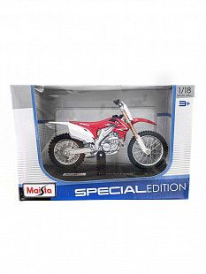 Масштабная модель мотоцикла Maisto 1:18 Honda CRF450R (39300)