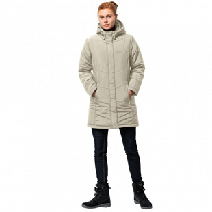 Пальто женское Jack Wolfskin Svalbard Coat Women white sand